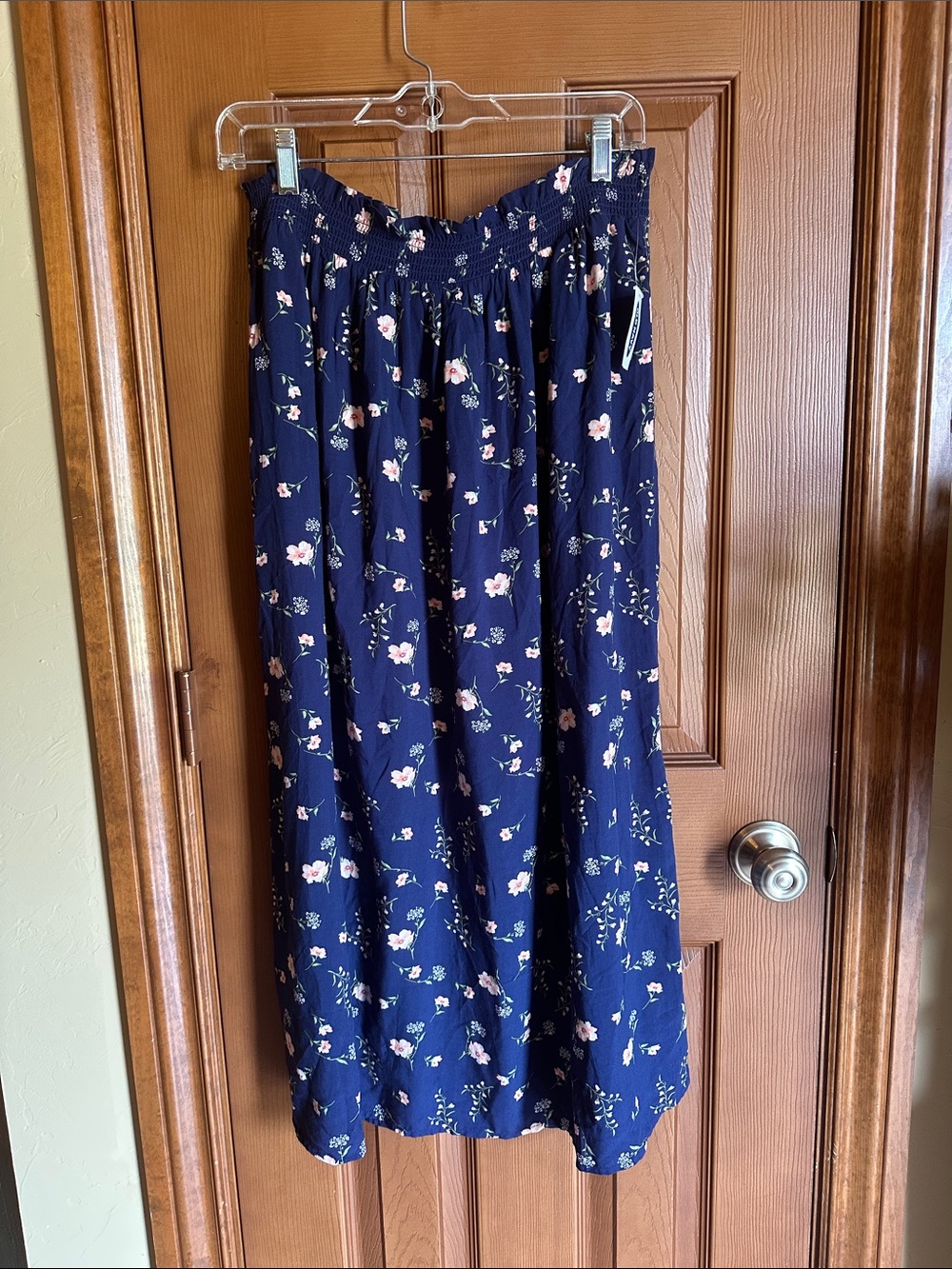 NWT Old Navy Floral Print Midi Skirt, size Large